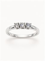 Anello Donna in Oro bianco Zircone Vidali Gioielli ANOR-97-34
